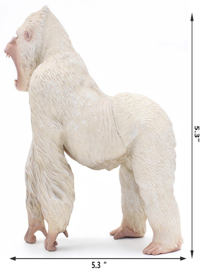 Higherbros Gorilla Toys Action Figure Rampage Gorilla Fight Mode Gorilla Ape Solid Wild Animal Figurines for Role Playing Story Telling Toy - Image 4